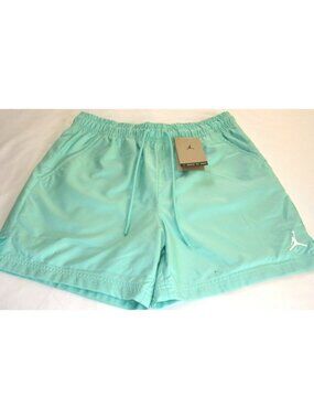 Jordan Essentials Men's 5" Poolside Shorts Emerald Green White Standard Fit NWT